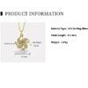 925 Silver Rotating Windmill Necklaces Four Leaf Clover Pendant Necklace Jewelry For Girls
