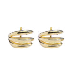 Fashion Exquisite Earrings Minimalist C-shaped Stud Earrings Daily Jewlery 925 Silver
