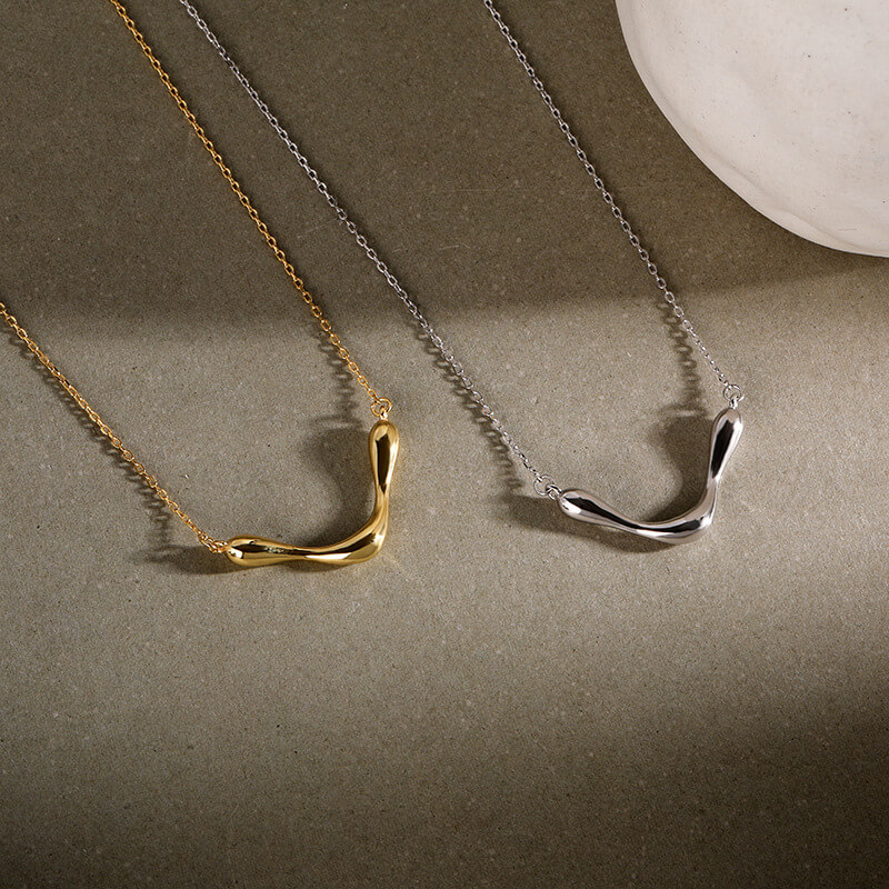 V Shape Necklace Light Luxury Clavicle Necklace