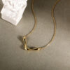 V Shape Necklace Light Luxury Clavicle Necklace