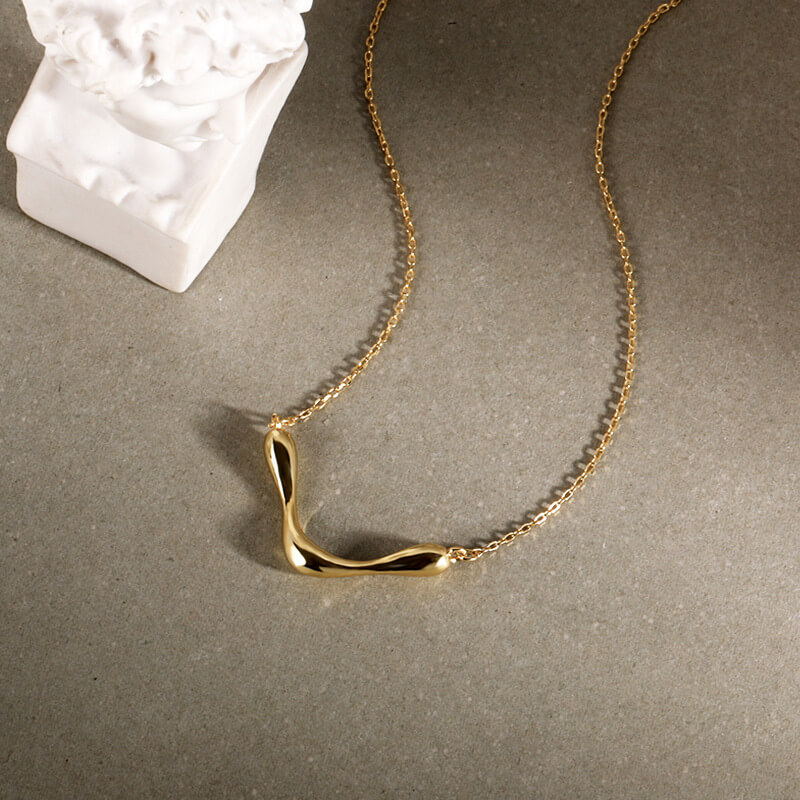 V Shape Necklace Light Luxury Clavicle Necklace