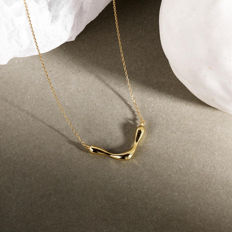 V Shape Necklace Light Luxury Clavicle Necklace