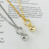 Retro Jewelry Heart Shape Pendant Necklace Lovely Design