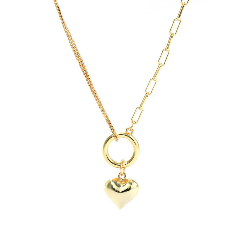 Retro Jewelry Heart Shape Pendant Necklace Lovely Design