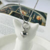 Retro Jewelry Heart Shape Pendant Necklace Lovely Design
