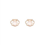 Longevity Lock Earrings Classic Stud Earrings