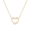 Heart Pendant Necklace Trendy Hollow Out Pendant Necklace